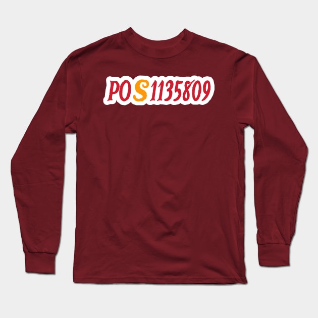 POS1135809 tRump Fulton County Jail Inmate Number - Front Long Sleeve T-Shirt by SubversiveWare